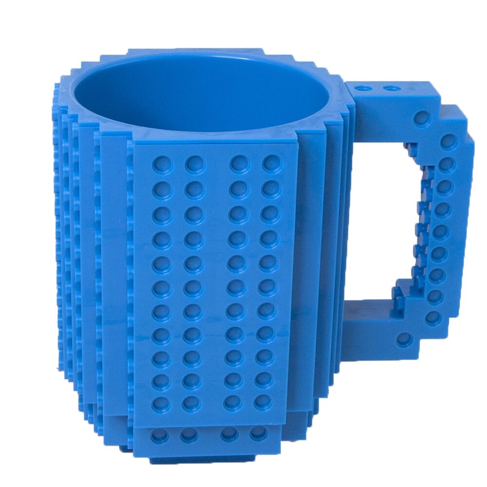 Кружка Лего конструктор (синій) від компанії Shock km ua - фото 1