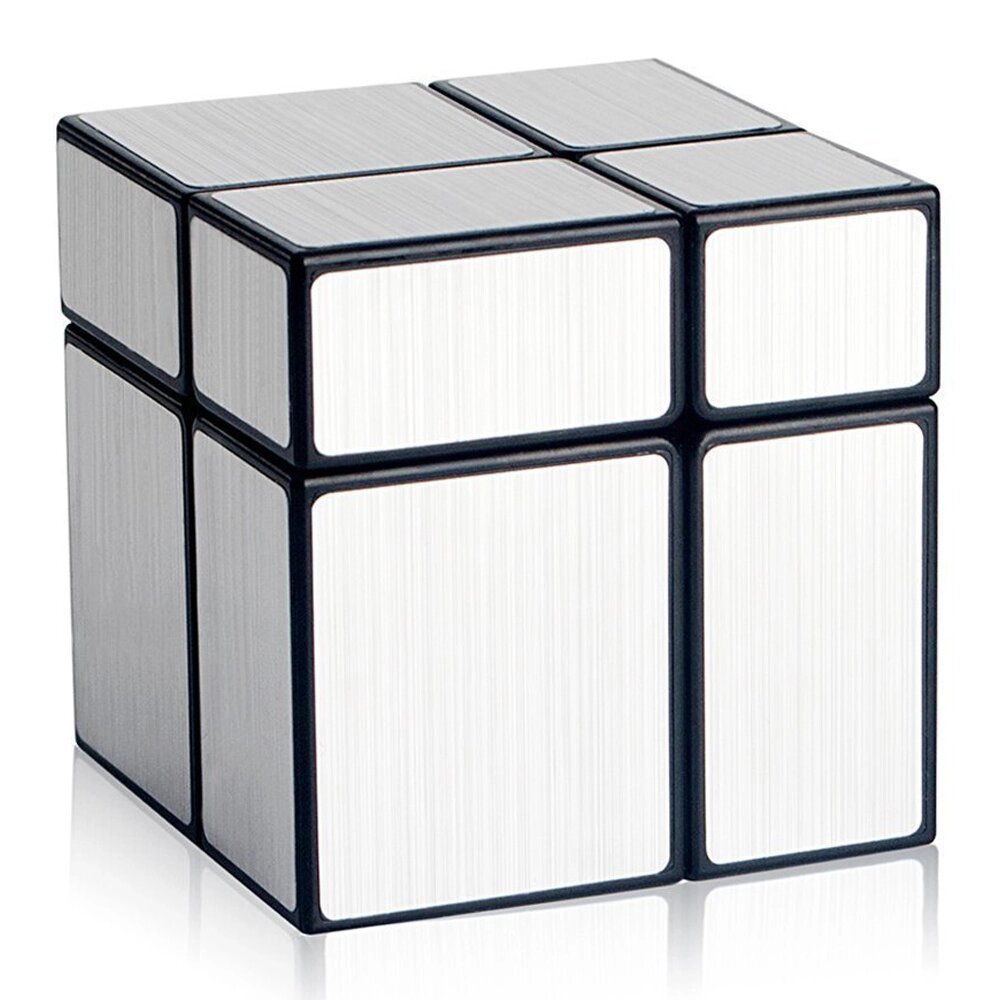 Кубик Рубіка 2х2х2 Дзеркальний (срібний) від компанії Shock km ua - фото 1