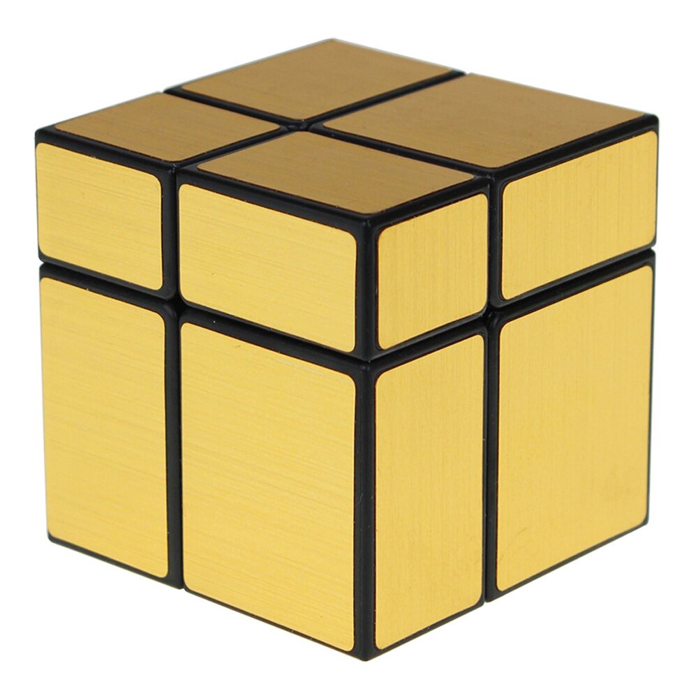 Кубик Рубіка 2х2х2 Дзеркальний (золотий) від компанії Shock km ua - фото 1