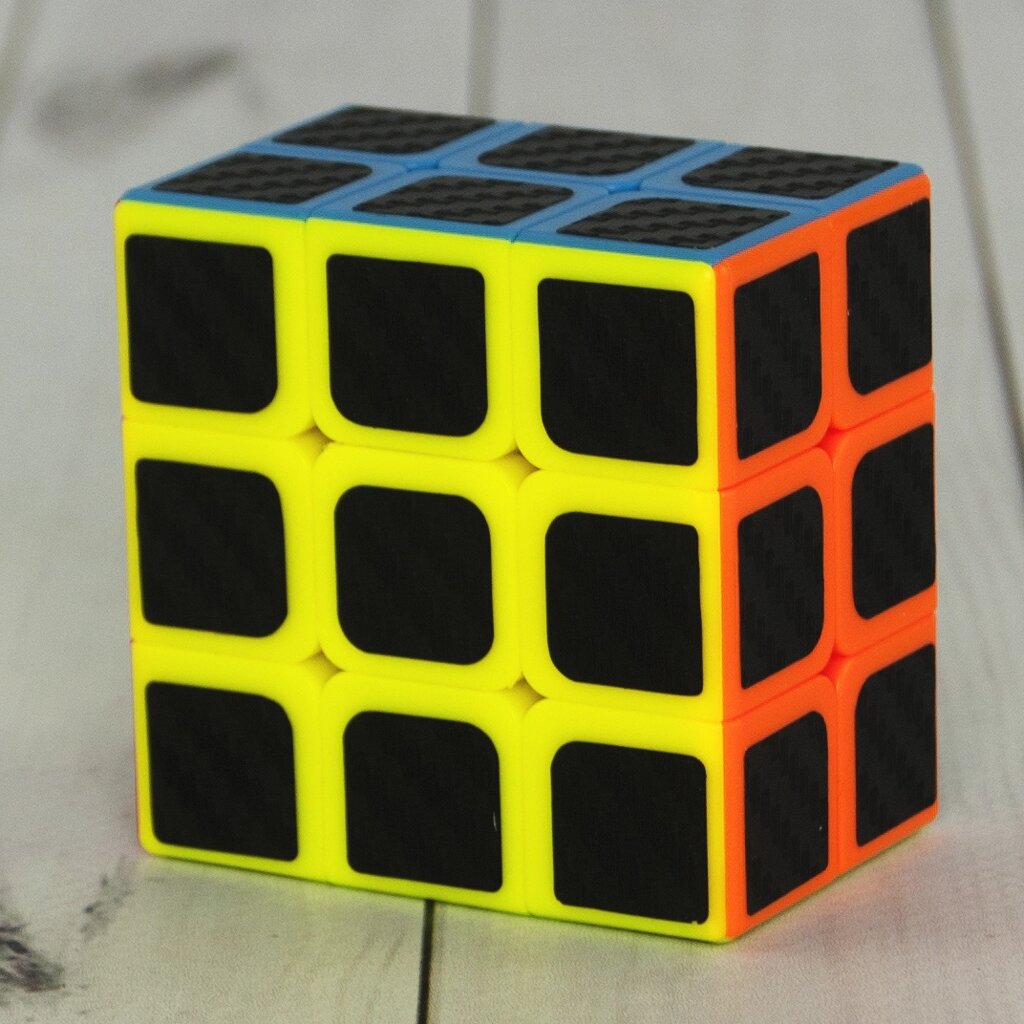 Кубик Рубіка 3х3х2 Карбон від компанії Shock km ua - фото 1