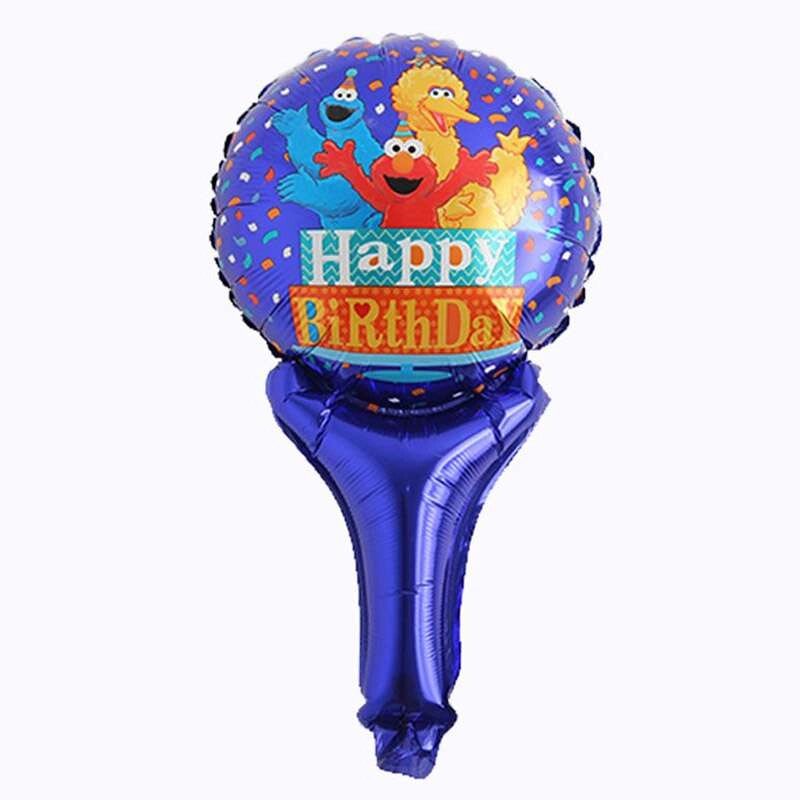 Кулька з надувною ручкою Happy Birthday (мапет) від компанії Shock km ua - фото 1