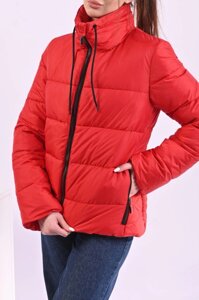 Куртка жіноча демісезонна червона код П640 48