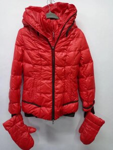 Куртка жіноча зимова червона код П759
