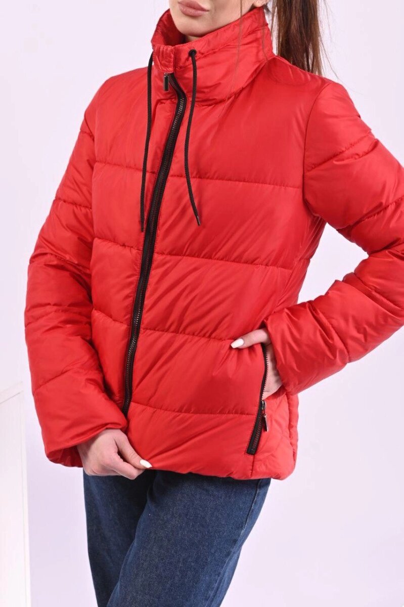 Куртка жіноча демісезонна червона код П640 48 від компанії Shock km ua - фото 1