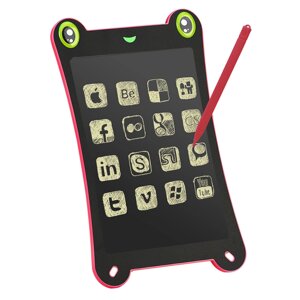 LCD планшет для записів PowerPlant 8.5 "в формі жаби, рожевий