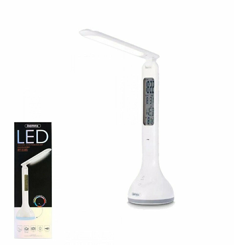 LED лампа настільна Desk Lamp Remax RT-E185-White від компанії Shock km ua - фото 1
