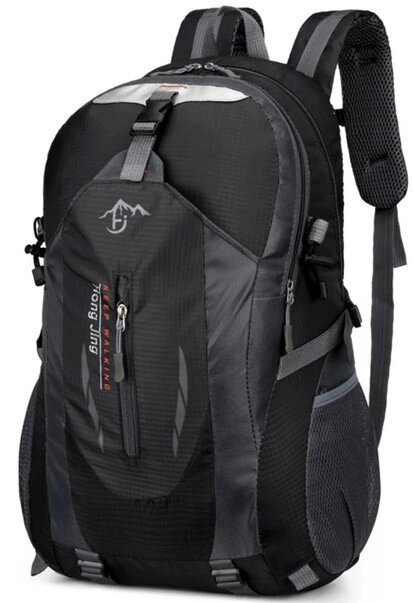 Легкий спортивний рюкзак 25L Keep Walking чорний від компанії Shock km ua - фото 1