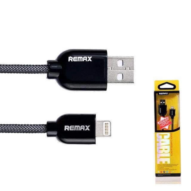 Lightning кабель Super Cable 1m black Remax 300401 від компанії Shock km ua - фото 1