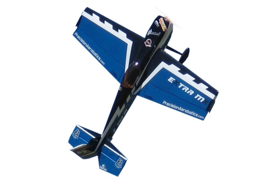 Літак радіокерований Precision Aerobatics Extra MX 1472мм KIT (синій) від компанії Shock km ua - фото 1