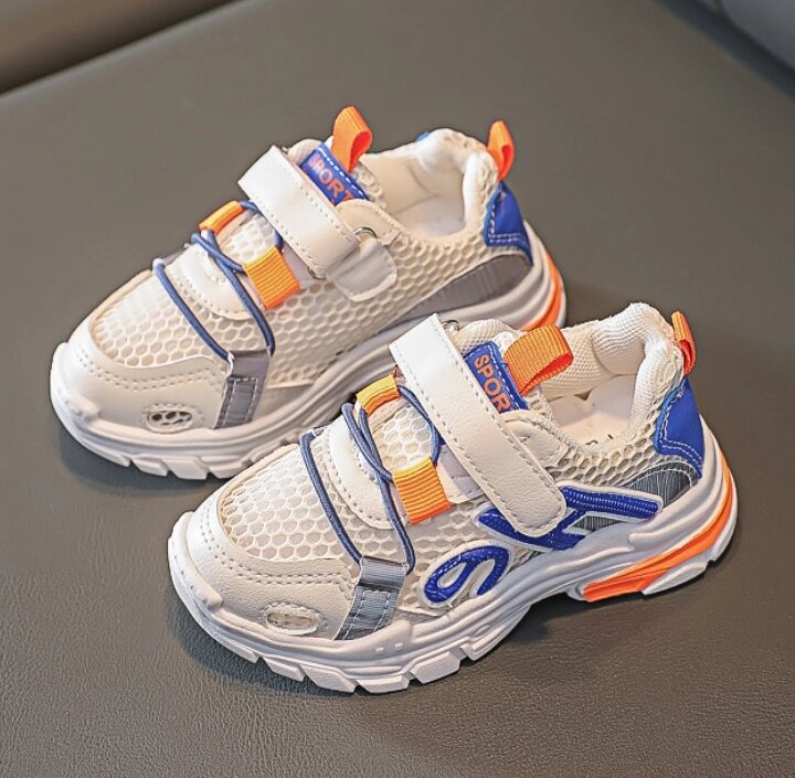 Літні кросівки дитячі 9H білі, розмір 27 від компанії Shock km ua - фото 1