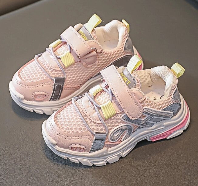 Літні кросівки дитячі 9H рожеві, розмір 23 від компанії Shock km ua - фото 1