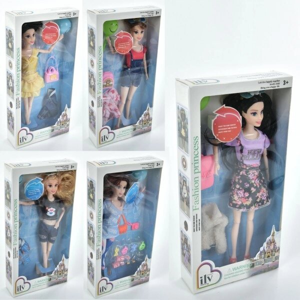 Лялька ігрова в наборі TK1057-1-2-4-5 28 см від компанії Shock km ua - фото 1