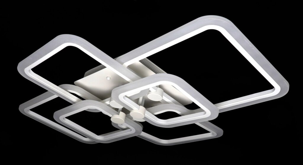 Люстра стельова LED з пультом A2503/2+2+2-wh Білий 12х59х80 см. від компанії Shock km ua - фото 1
