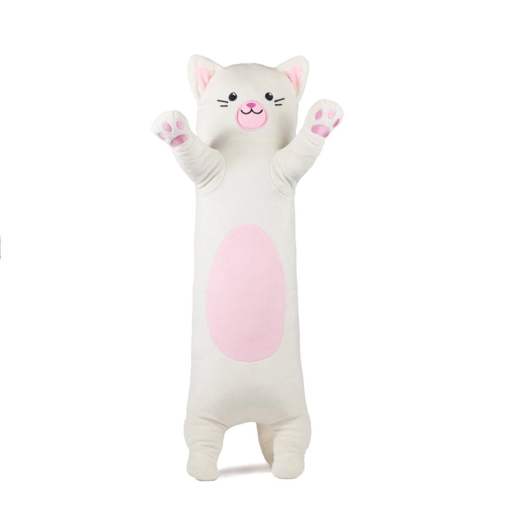 М'яка іграшка KidsQo валик кіт Еклер молочний 60см (KD730) від компанії Shock km ua - фото 1