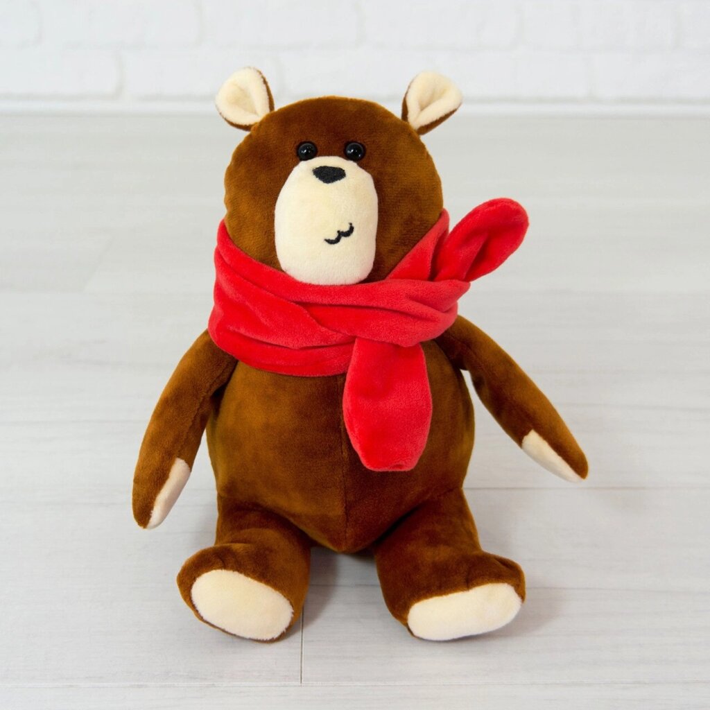 М'яка іграшка Kidsqo ведмідь Джой 20см коричневий (KD626) від компанії Shock km ua - фото 1