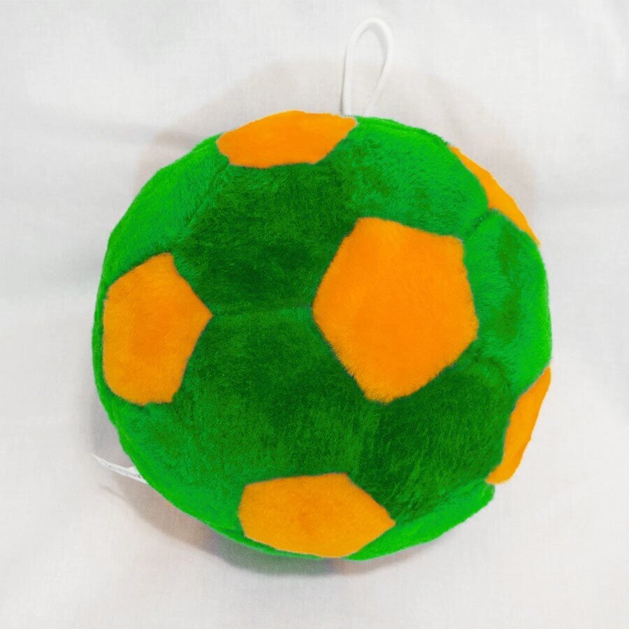 М'яка іграшка Zolushka М'ячик 21см зелено-помаранчевий (ZL1304) від компанії Shock km ua - фото 1