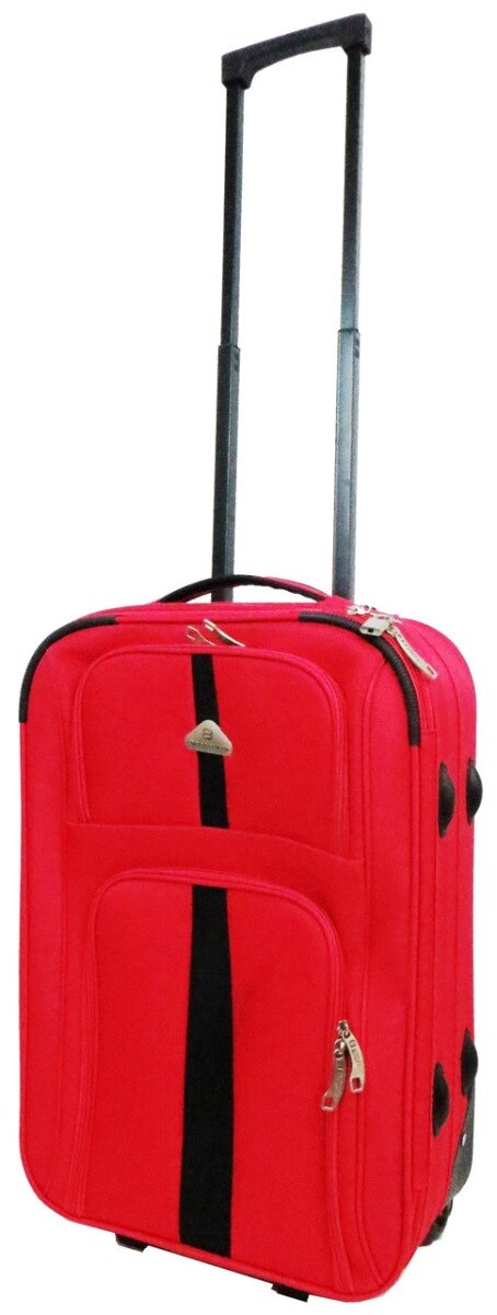 Мала тканинна валіза ручна багаж 31L Enrico Benetti Chicago червона від компанії Shock km ua - фото 1