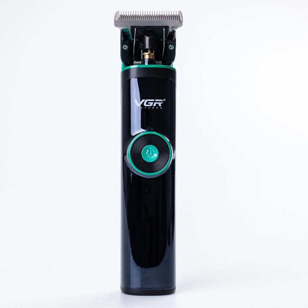 Машинка для стрижки волосся акумуляторна 5Вт LED дисплей триммер від компанії Shock km ua - фото 1
