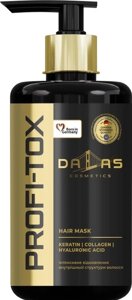 Маска для волосся Dalas Cosmetics Profi-Tox з кератином колагеном та гіалуроновою кислотою HIM-141514 900 мл