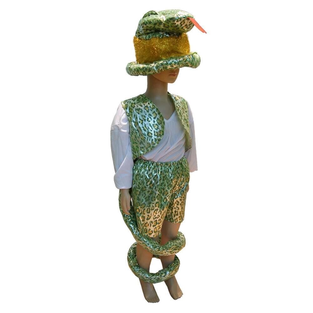 Маскарадний костюм Змія зелена (розмір М) від компанії Shock km ua - фото 1