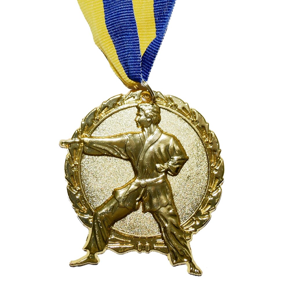 Медаль нагородна 43528 Карате Д7см Золото від компанії Shock km ua - фото 1