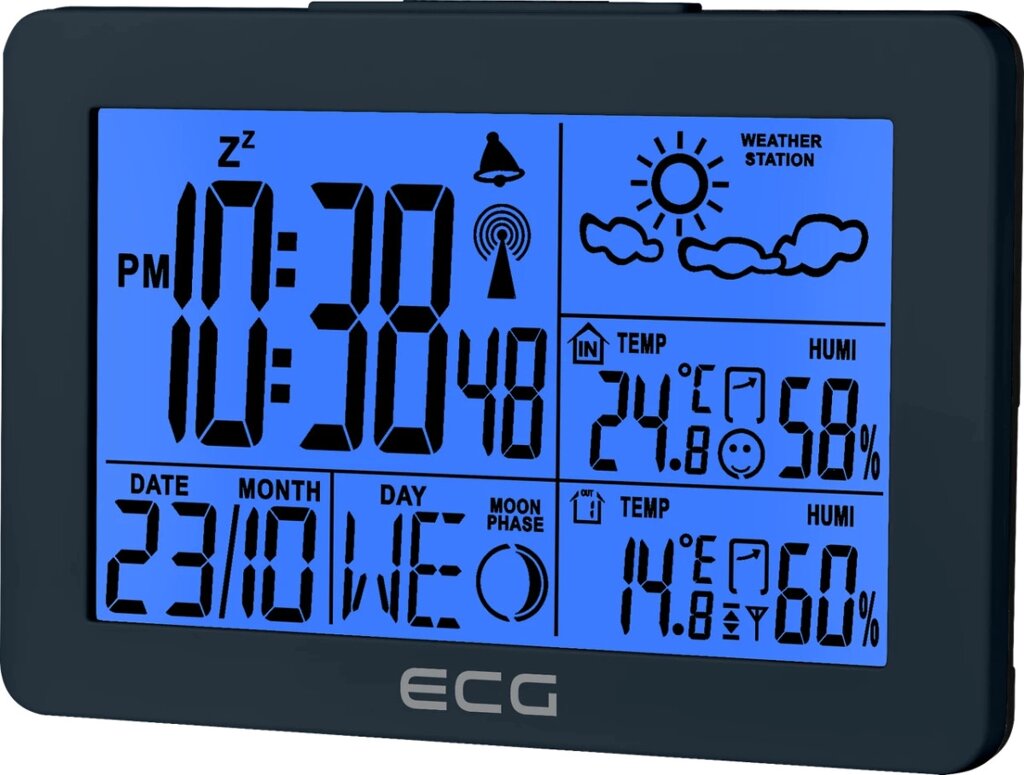 Метеостанція ECG MS-200-Grey від компанії Shock km ua - фото 1