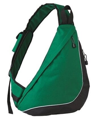 Міський рюкзак на одне плече 15L Halfar зелений із чорним від компанії Shock km ua - фото 1