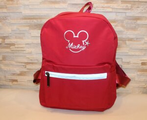 Модний червоний рюкзак із плащової тканини код 7-8856