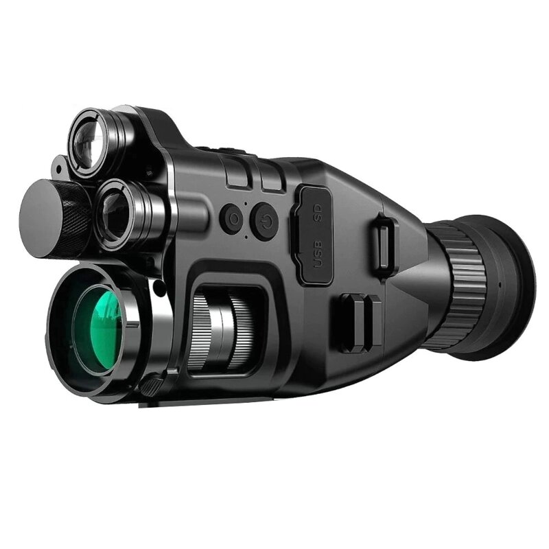 Монокуляр нічного бачення ПНБ до 400 метрів з WIFI, відео/фото записом та кріпленням на приціл Henbaker CY789 від компанії Shock km ua - фото 1