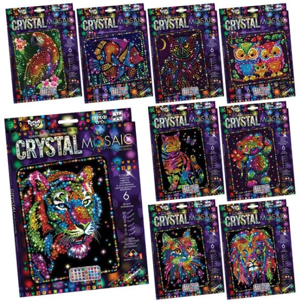 Набір для творчості Danko Toys Crystal mosaic ДТ-ГО-09-08 від компанії Shock km ua - фото 1