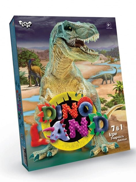 Набір для творчості Danko toys Dino Land 09302 від компанії Shock km ua - фото 1