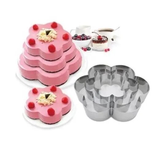 Набір форм для випікання торта Frico FRU-305 3 предмети від компанії Shock km ua - фото 1