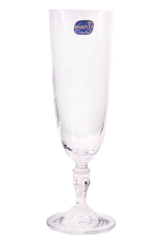 Набір келихів для шампанського 220 мл 6 шт Gloria Bohemia 40733/220 від компанії Shock km ua - фото 1