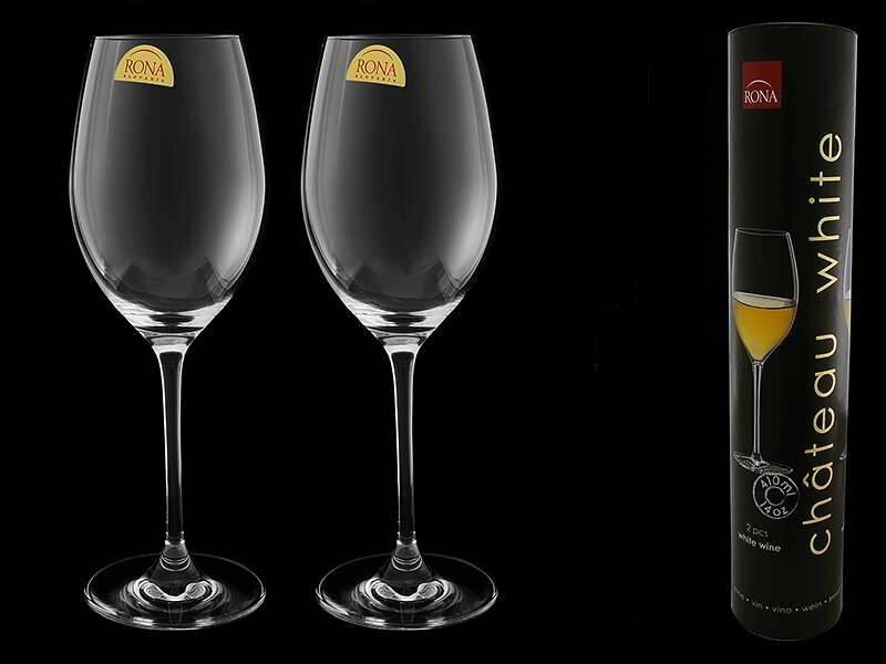 Набір келихів для вина Rona Chateau set 6558-0-410 410 мл 2 шт від компанії Shock km ua - фото 1