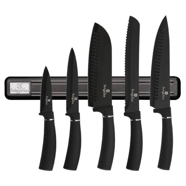 Набір ножів Berlinger Haus Black Silver Collection BH-2536 6 предметів від компанії Shock km ua - фото 1
