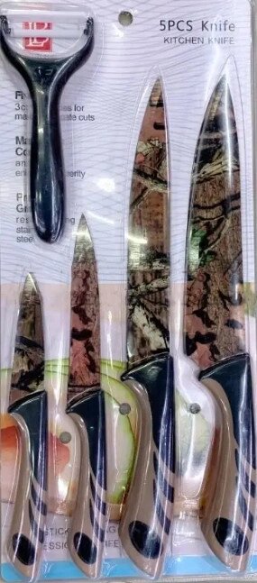 Набір ножів Frico FRU-915 5 предметів від компанії Shock km ua - фото 1