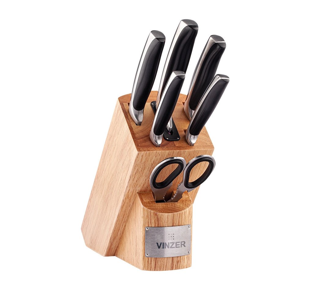 Набір ножів Vinzer Chef VZ-50119 7 предметів від компанії Shock km ua - фото 1