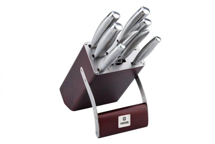 Набір ножів Vinzer Elegance VZ-50115 8 предметів від компанії Shock km ua - фото 1