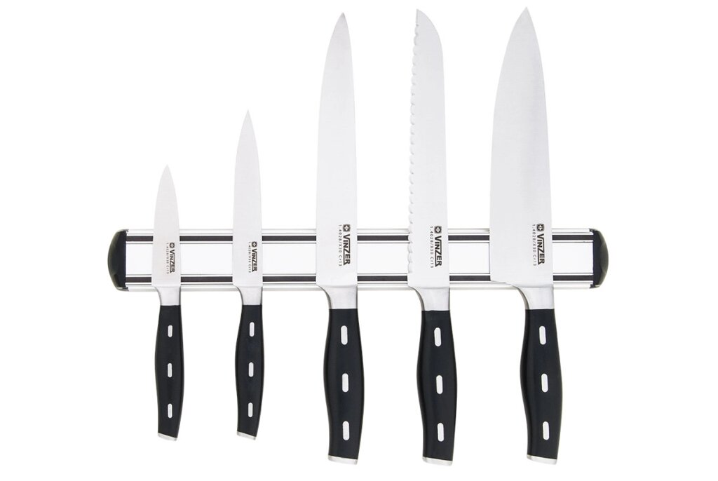 Набір ножів Vinzer Tiger VZ-50109 6 предметів від компанії Shock km ua - фото 1