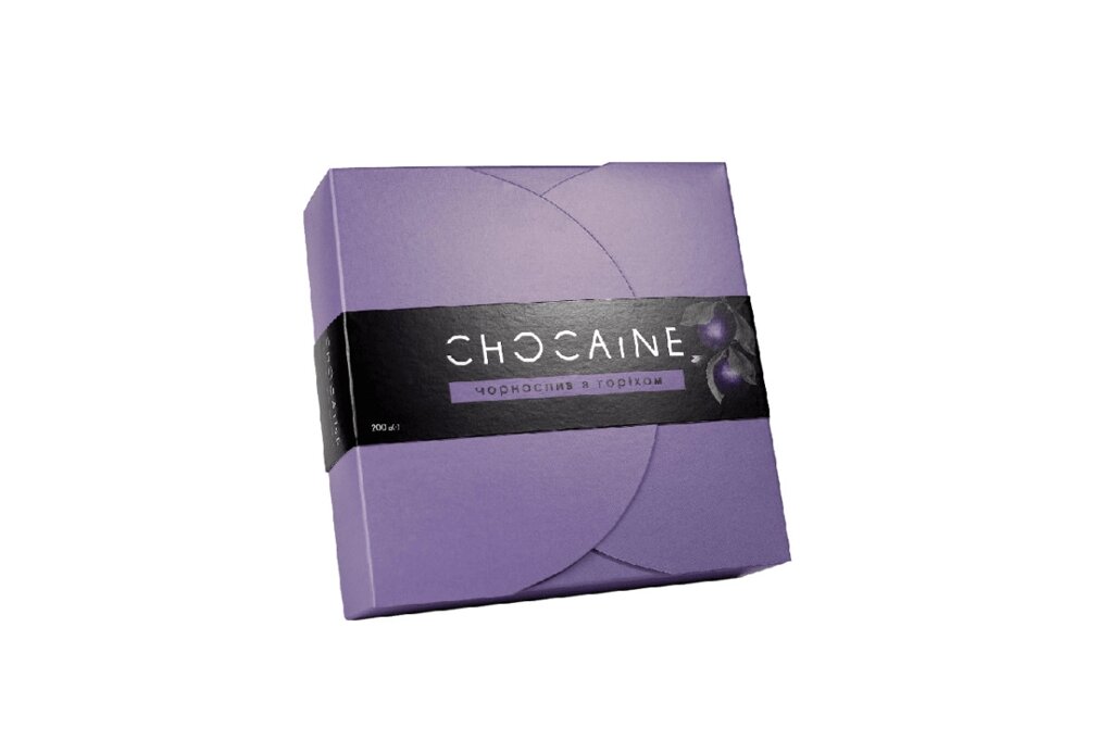 Набір шоколадних цукерок Chocaine «Чорнослив з горіхом» OK-1143 200 г від компанії Shock km ua - фото 1