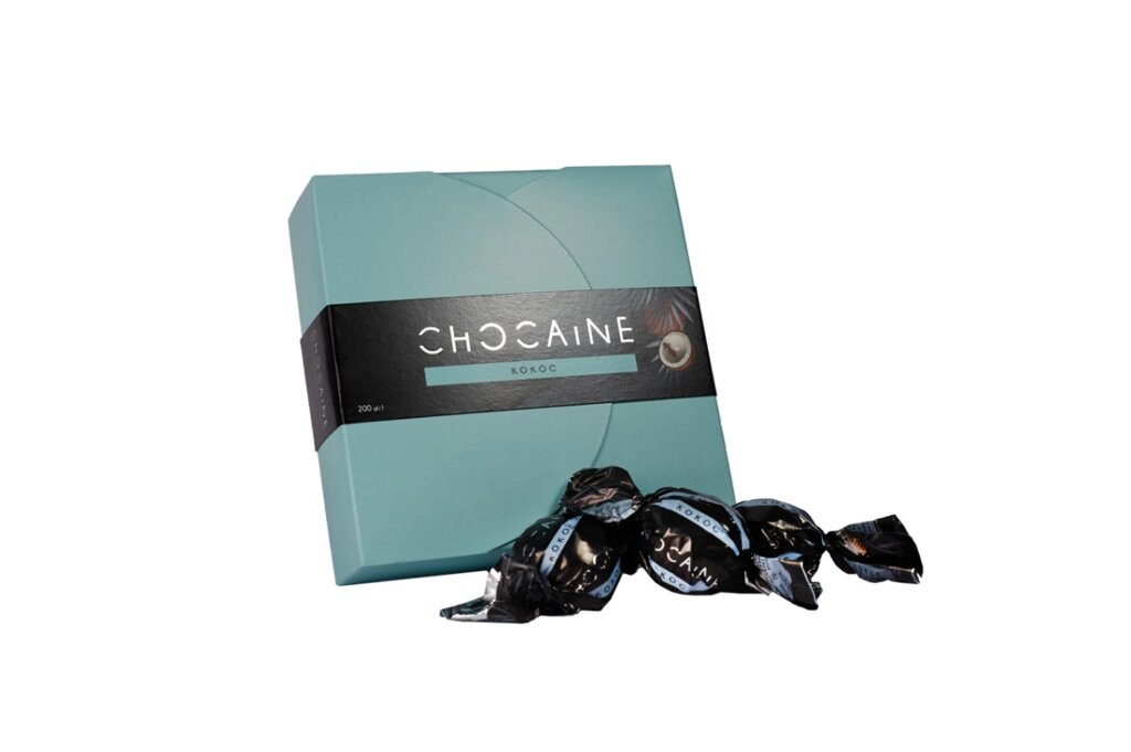 Набір шоколадних цукерок Chocaine «Кокос» OK-1145 200 г від компанії Shock km ua - фото 1