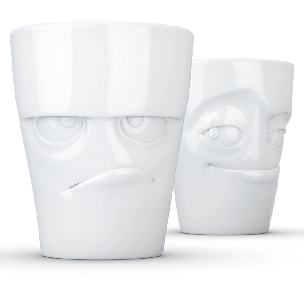 Набір з двох чашок Tassen "Я сердитий і пустун" (350 мл), порцеляна від компанії Shock km ua - фото 1