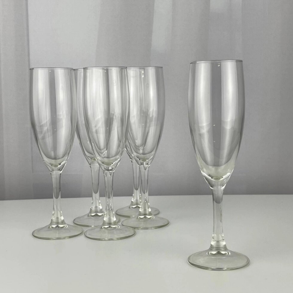 Набор бокалов для шампанского Champ Flute 4073/А 180 мл 6 шт ##от компании## Я в шоке!™ - ##фото## 1