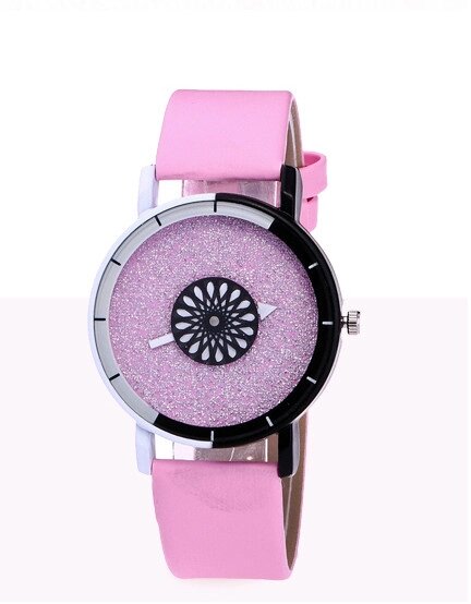 Наручний жіночий годинник з рожевим ремінцем код 400 від компанії Shock km ua - фото 1