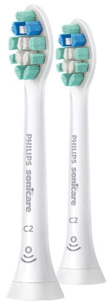 Насадка для зубної щітки Philips Sonicare C2 Optimal Plaque Defence HX9022-2 шт 10 від компанії Shock km ua - фото 1