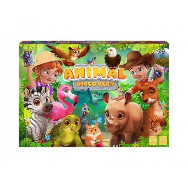 Настільна гра Danko Toys Animal Discovery G-AD-01-01U від компанії Я в шоці! ™ - фото 1