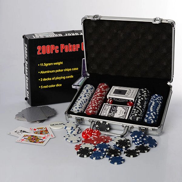 Настільна гра Покер M-2777 200 фішок від компанії Shock km ua - фото 1