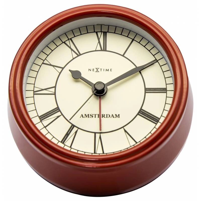 Настільний годинник "Small Amsterdam Red" ?11 см від компанії Shock km ua - фото 1