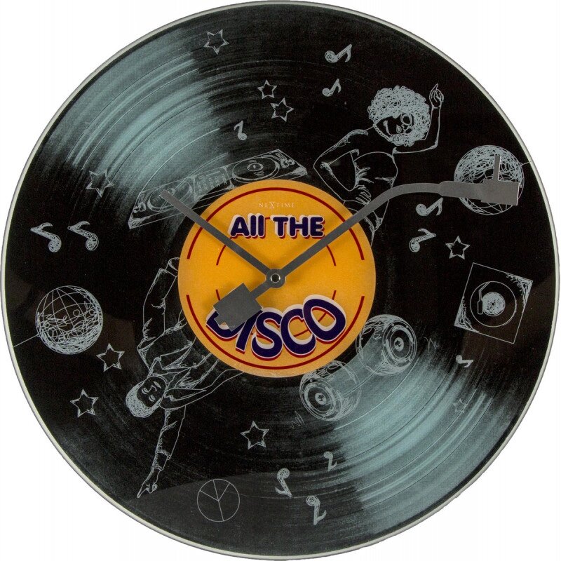 Настінні годинники "All the Disco" ?43 см від компанії Shock km ua - фото 1