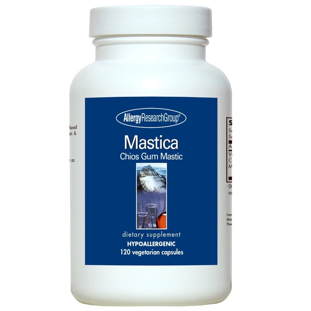 Натуральна добавка Allergy Research Group Mastica Chios Gum Mastic, 120 вегакапсул від компанії Shock km ua - фото 1